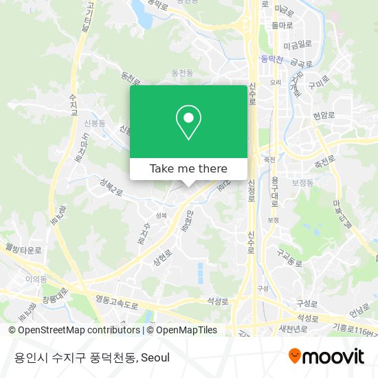 용인시 수지구 풍덕천동 map