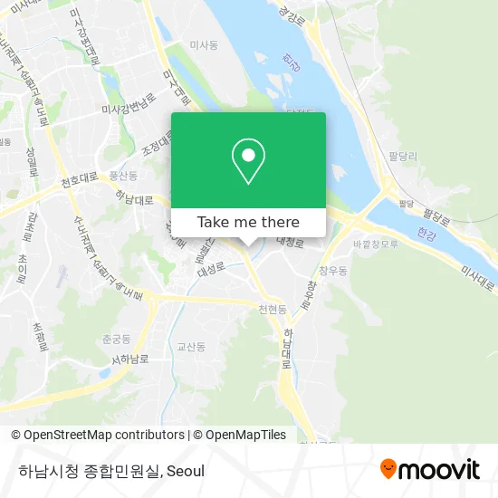 하남시청 종합민원실 map
