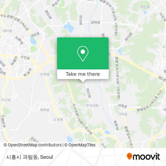 시흥시 과림동 map