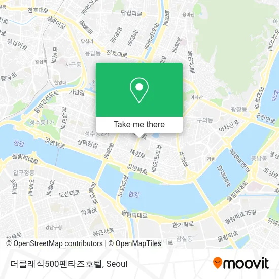 더클래식500펜타즈호텔 map