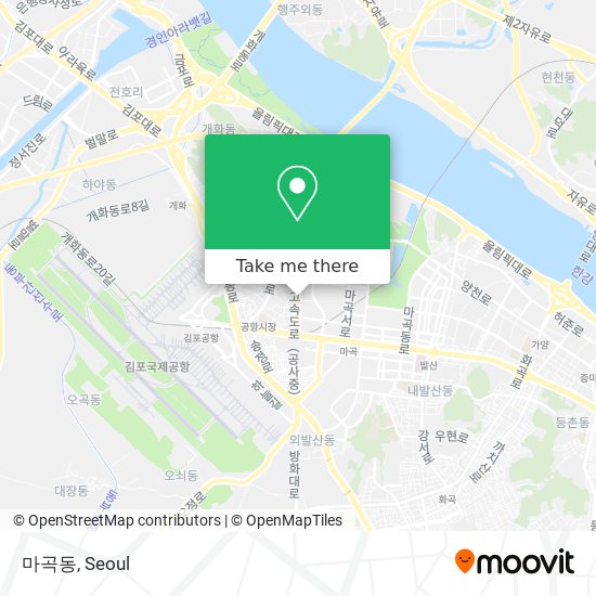마곡동 map