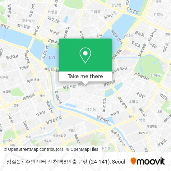 잠실2동주민센터 신천역8번출구앞 (24-141) map