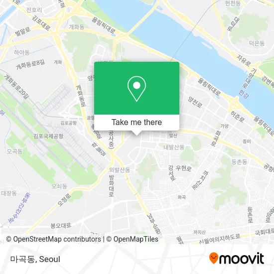 마곡동 map