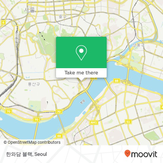 한와담 블랙 map