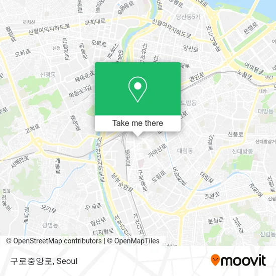 구로중앙로 map
