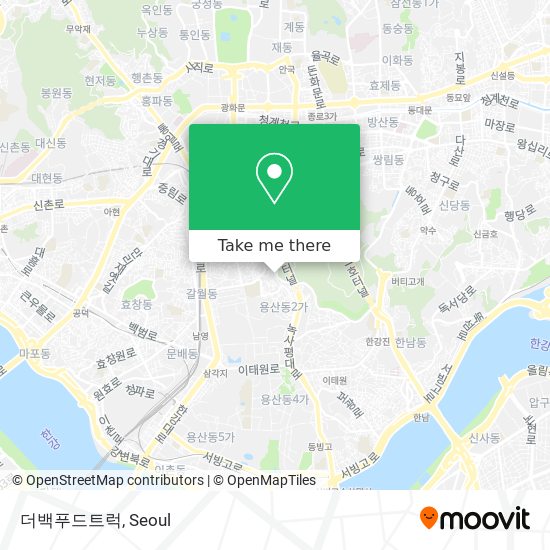 더백푸드트럭 map