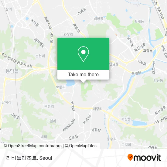 라비돌리조트 map