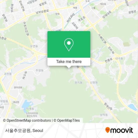 서울추모공원 map