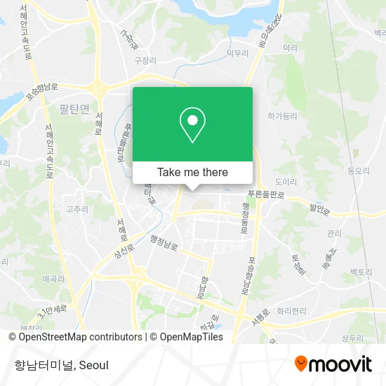 향남터미널 map