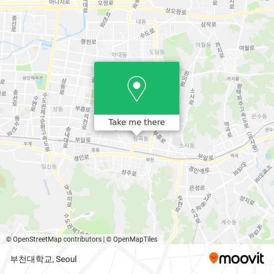 부천대학교 map