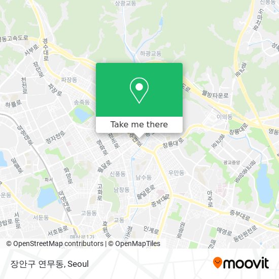 장안구 연무동 map