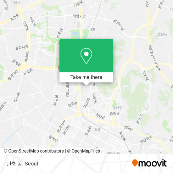 탄현동 map