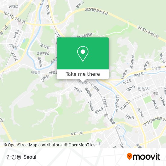 안양동 map