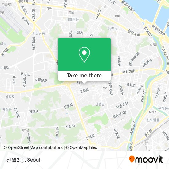 신월2동 map