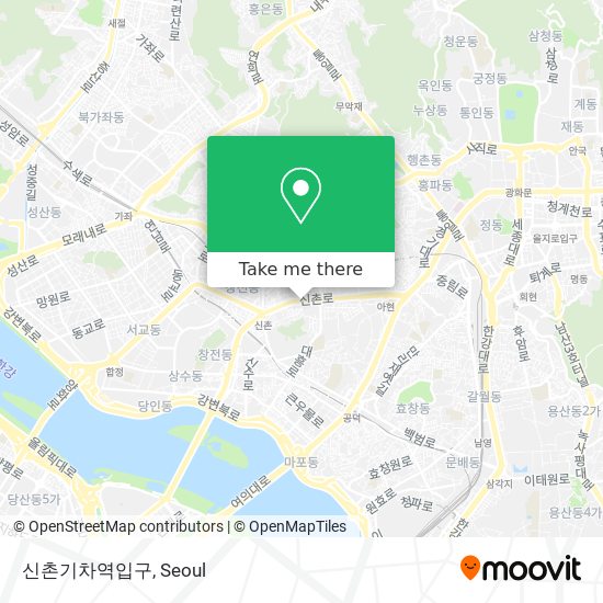 신촌기차역입구 map