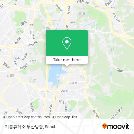 기흥휴게소 부산방향 map