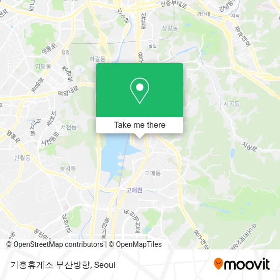 기흥휴게소 부산방향 map