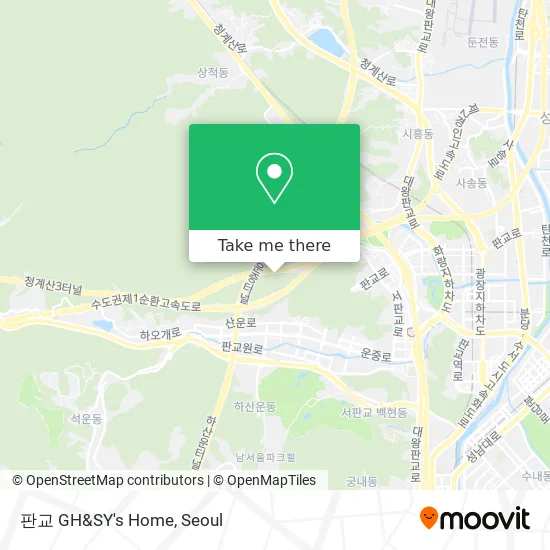판교 GH&SY's Home map