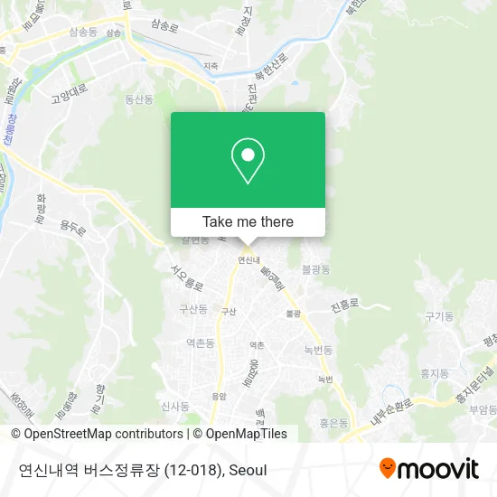 연신내역 버스정류장 (12-018) map