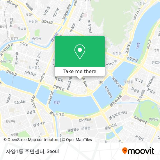 자양1동 주민센터 map