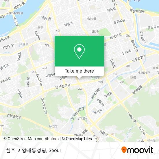 천주교 양재동성당 map
