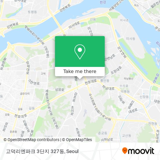 고덕리엔파크 3단지 327동 map