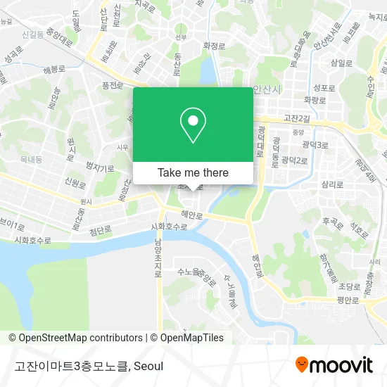 고잔이마트3층모노클 map