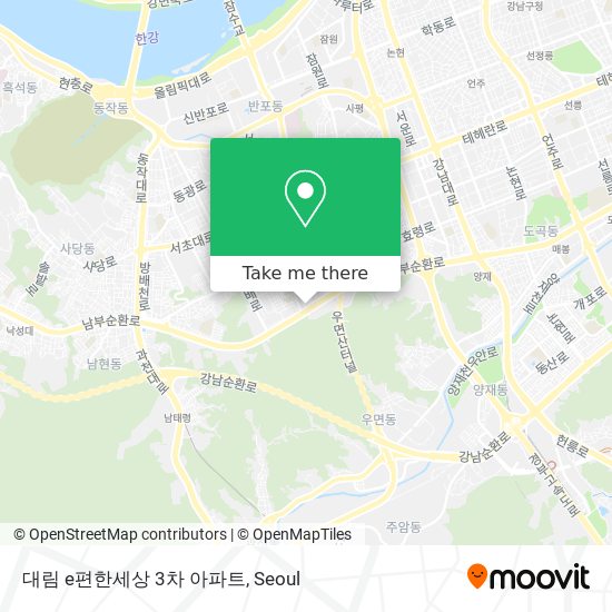 대림 e편한세상 3차 아파트 map