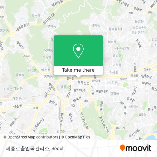 세종로출입국관리소 map