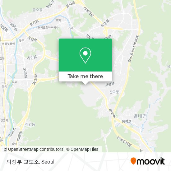 의정부 교도소 map