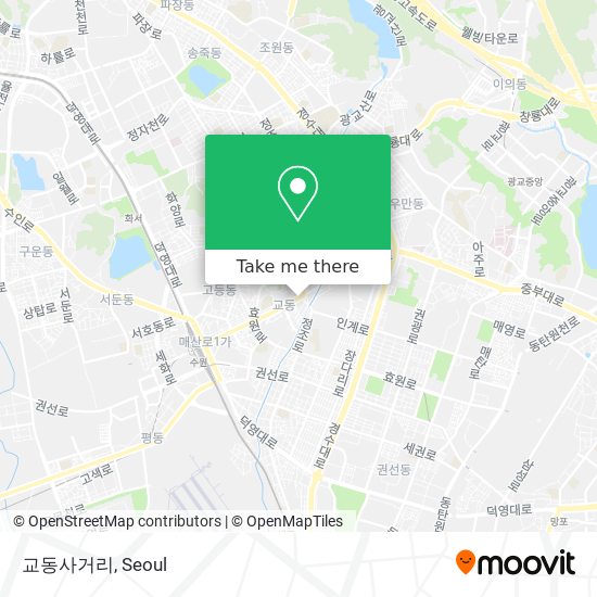 교동사거리 map