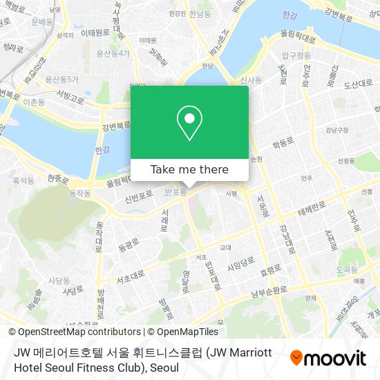 JW 메리어트호텔 서울 휘트니스클럽 (JW Marriott Hotel Seoul Fitness Club) map