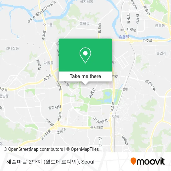 해솔마을 2단지 (월드메르디앙) map