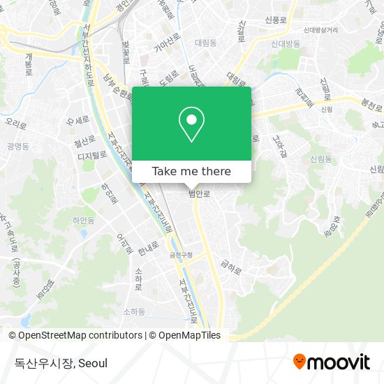 독산우시장 map