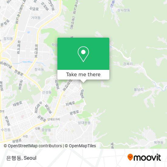 은행동 map