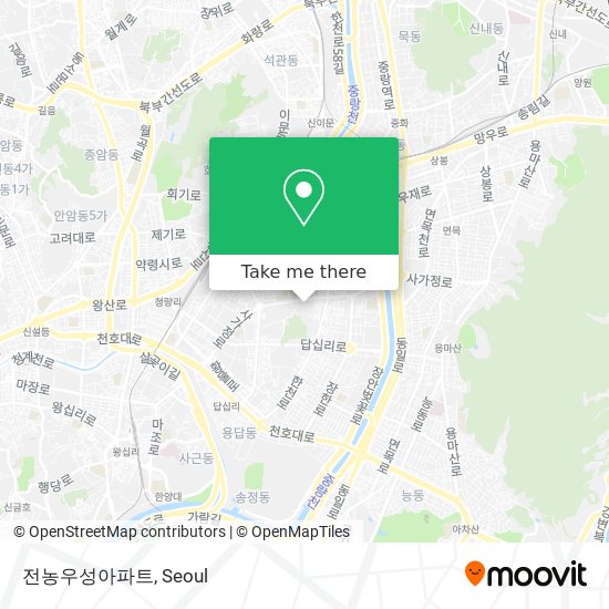 전농우성아파트 map