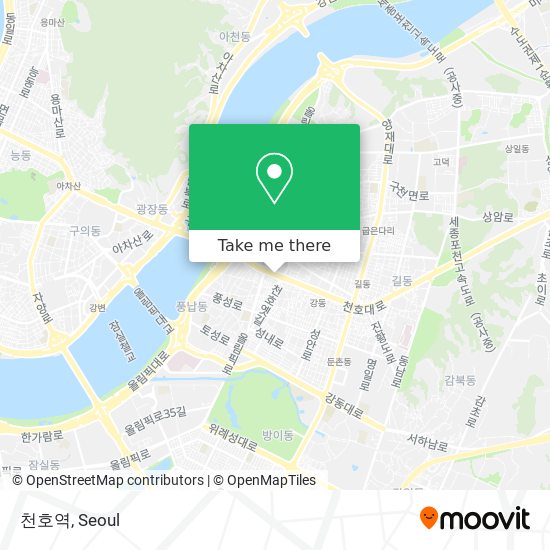 천호역 map