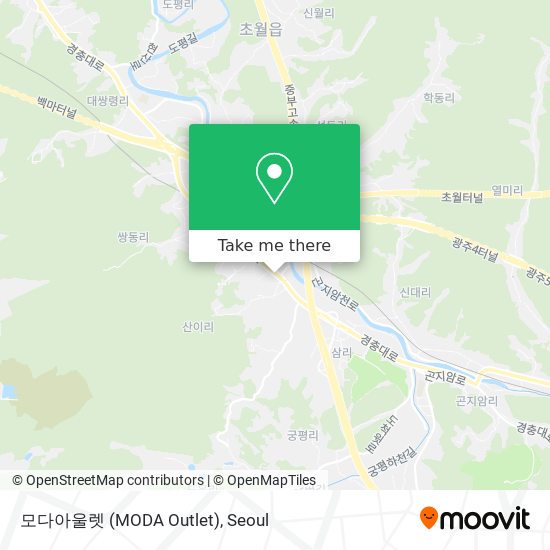모다아울렛 (MODA Outlet) map