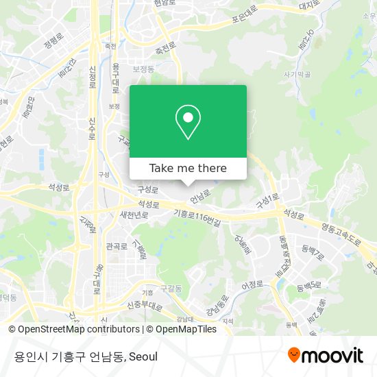 용인시 기흥구 언남동 map