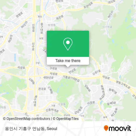 용인시 기흥구 언남동 map