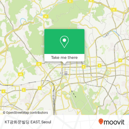 KT광화문빌딩 EAST map