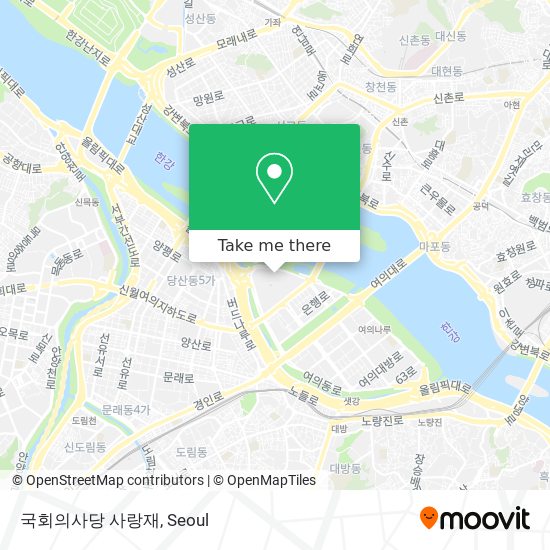 국회의사당 사랑재 map