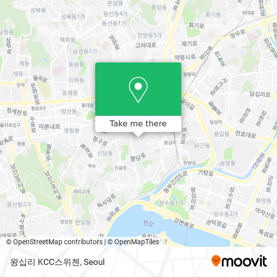 왕십리 KCC스위첸 map