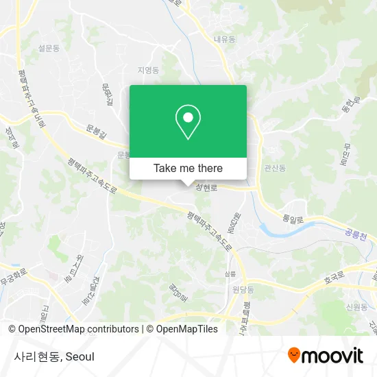 사리현동 map