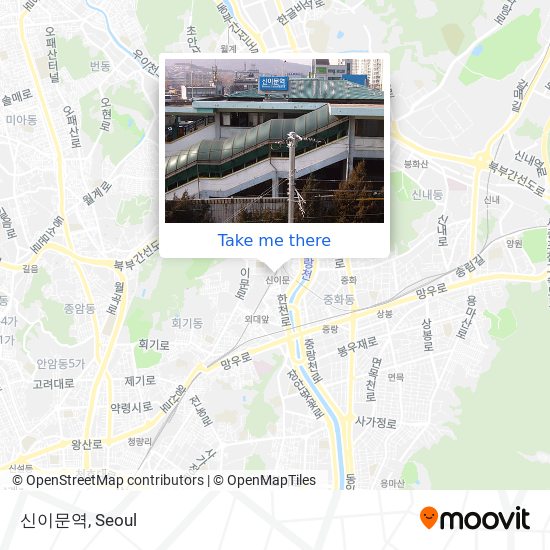 신이문역 map