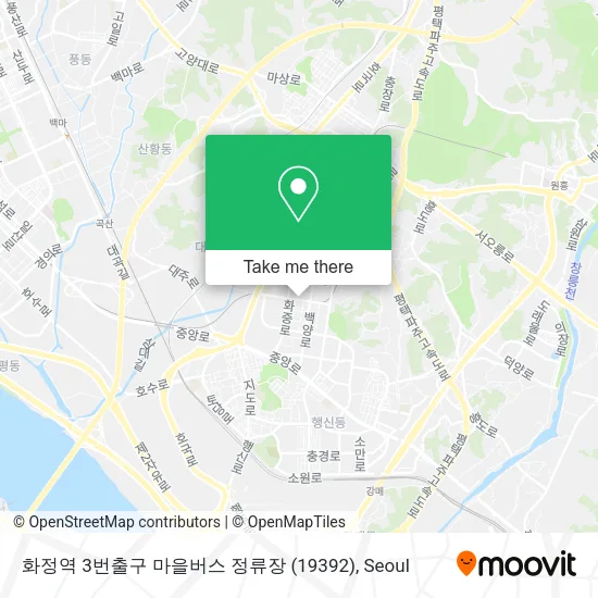 화정역 3번출구 마을버스 정류장 (19392) map