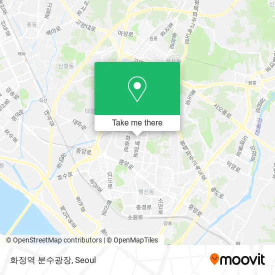 화정역 분수광장 map