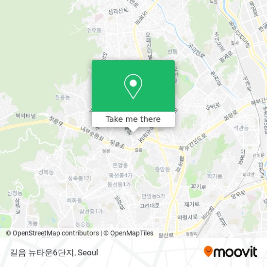 길음 뉴타운6단지 map