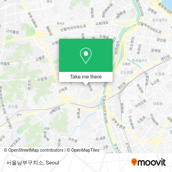 서울남부구치소 map
