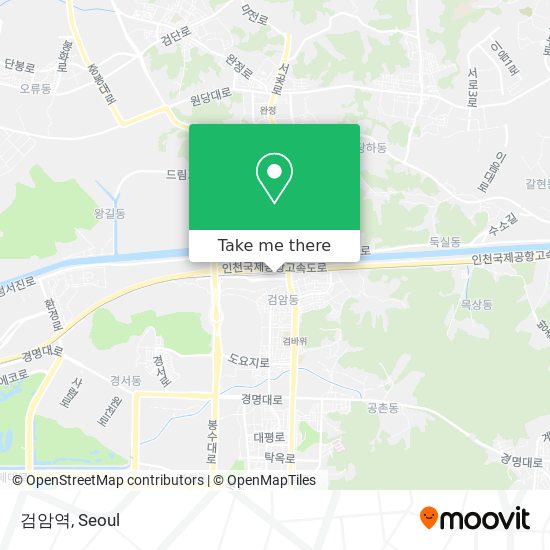 검암역 map